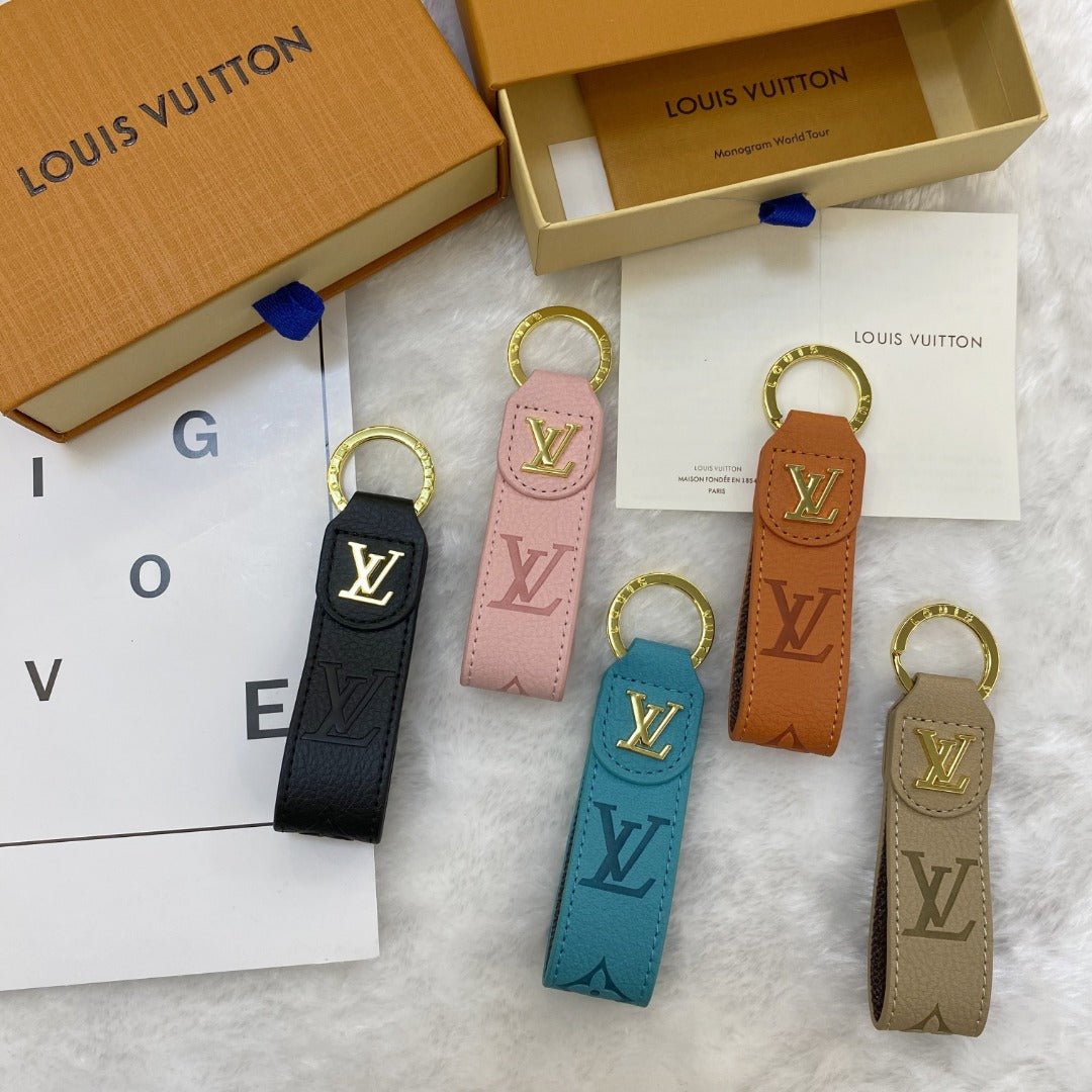 Louis Vuitton Leather Key Chain