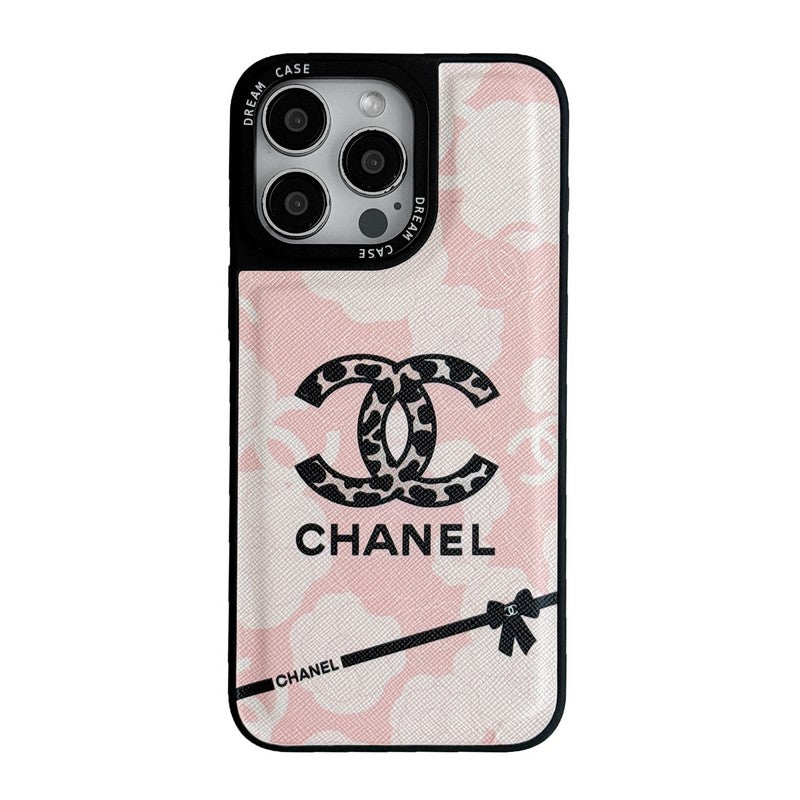 CC Camellia Leather iPhone Case