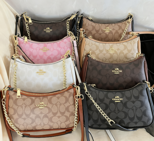 Classic Monogram Chain Crossbody Bag - Multi-Color Options, Fashionable & Versatile