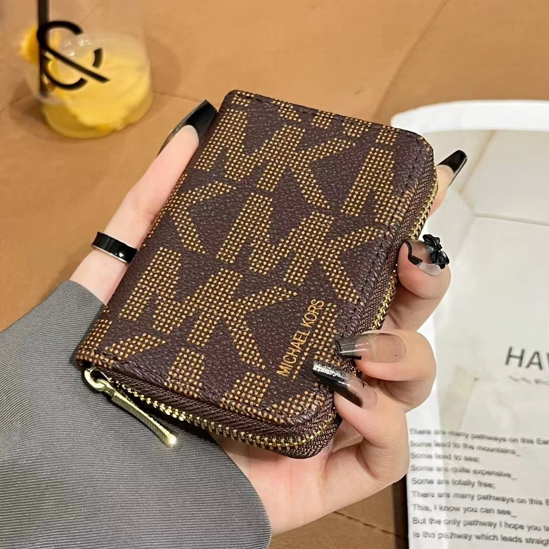 Luxury MK & CO-Inspired Zipper Wallet Collection