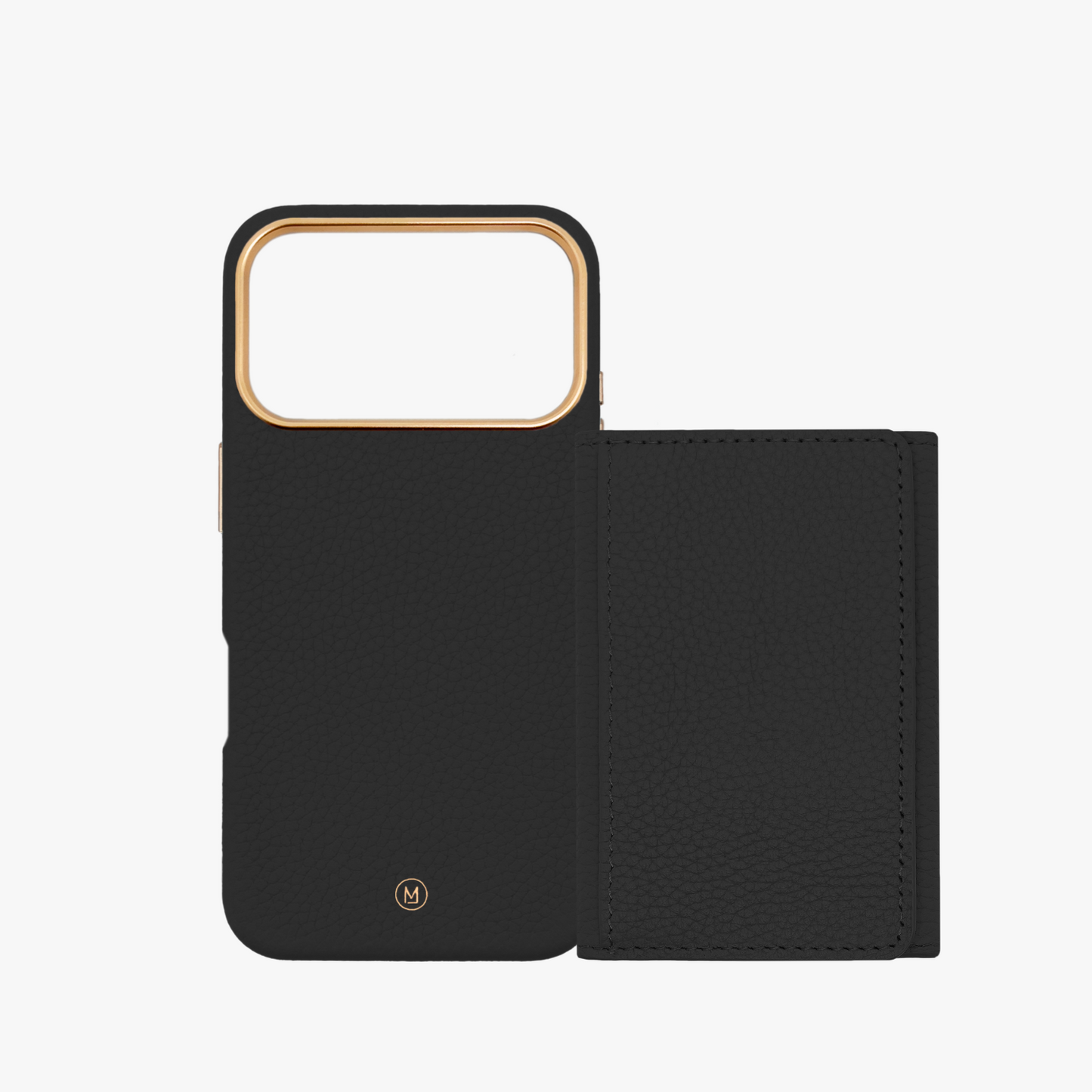 iPhone 17 Pro Leather Case with MagSafe Trifold Wallet Set