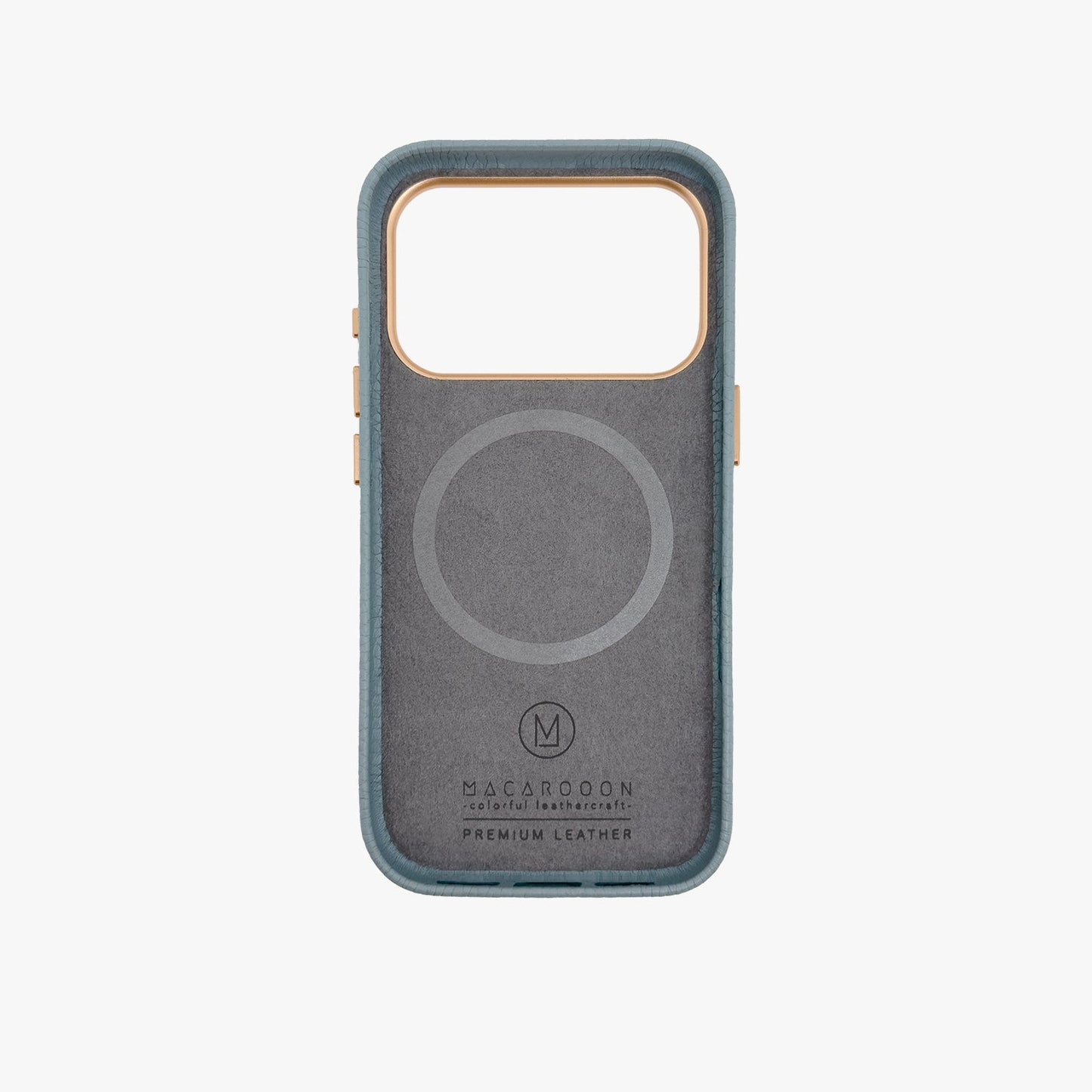 iPhone 17 Pro MagSafe Leather Case with Grippit Grip Stand