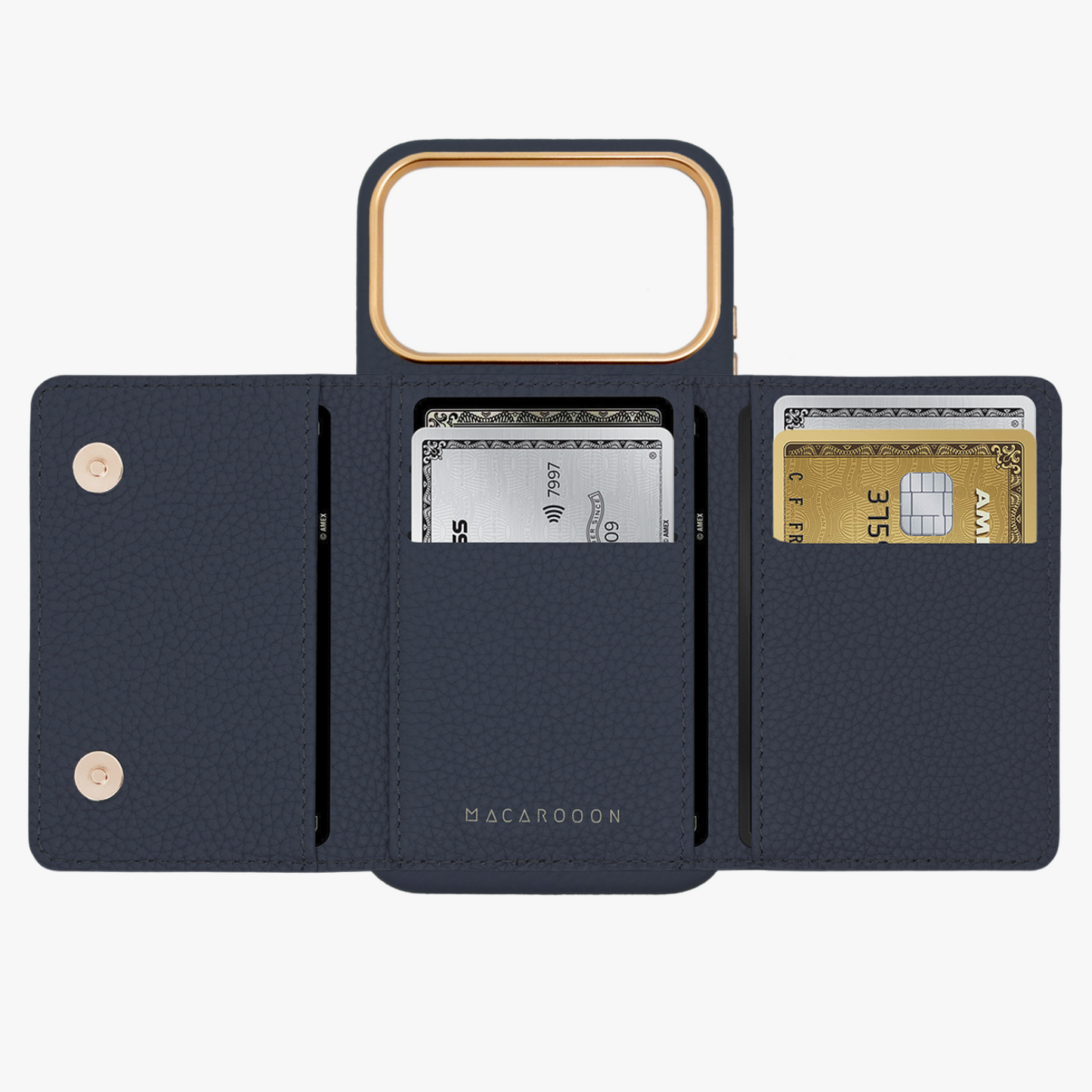 iPhone 17 Pro Leather Case with MagSafe Trifold Wallet Set