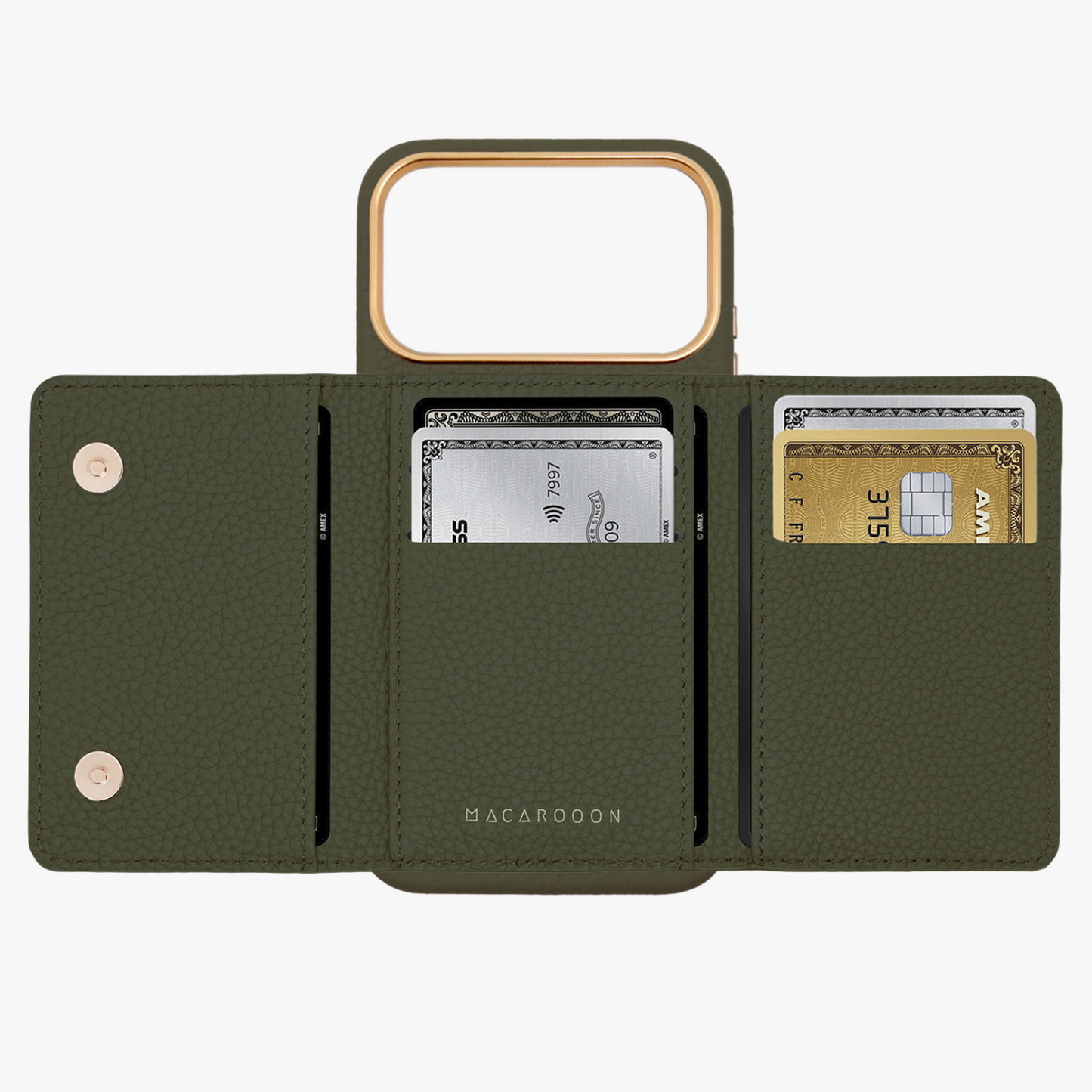 iPhone 17 Pro Leather Case with MagSafe Trifold Wallet Set