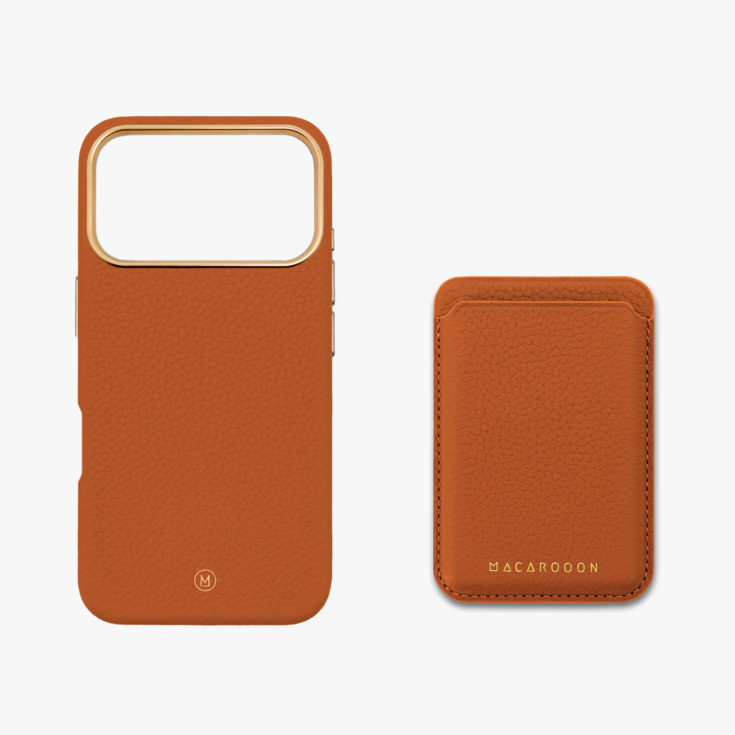 iPhone 17 Pro Leather MagSafe Case with Leather MagSafe Wallet Set