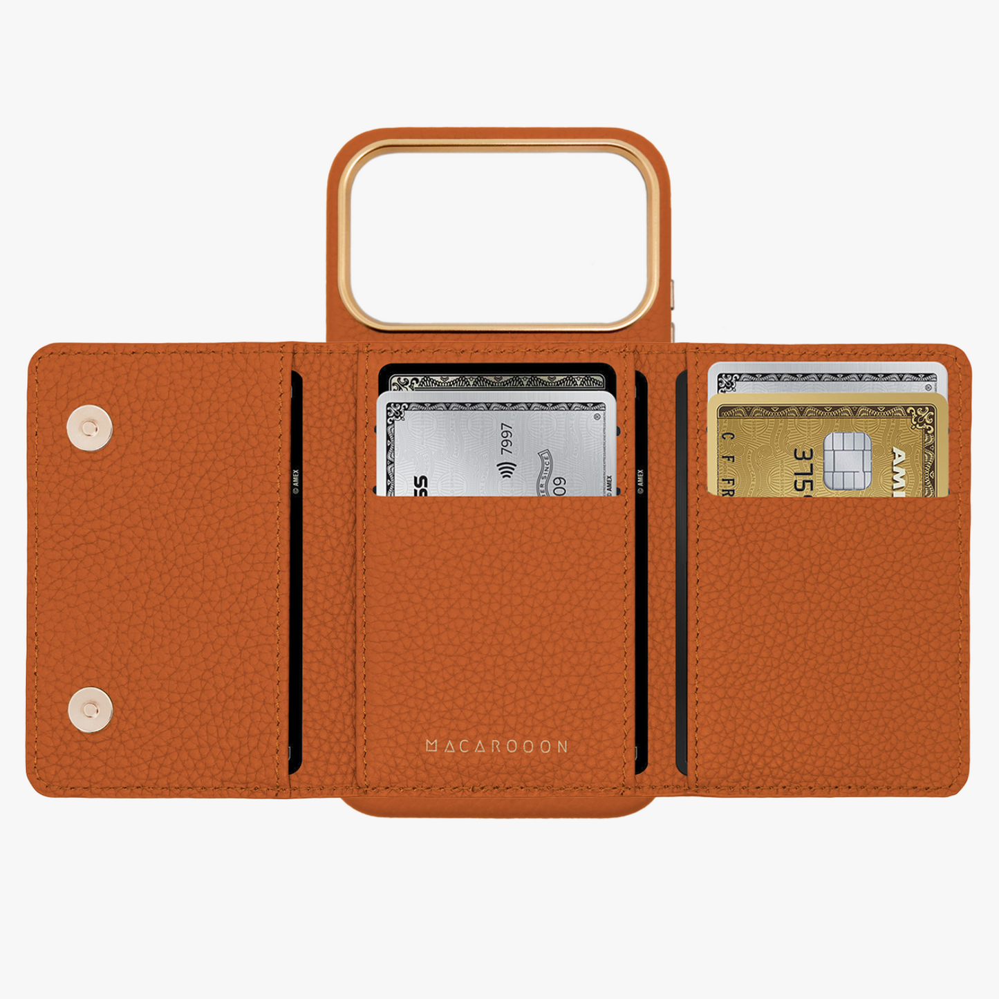 iPhone 17 Pro Leather Case with MagSafe Trifold Wallet Set