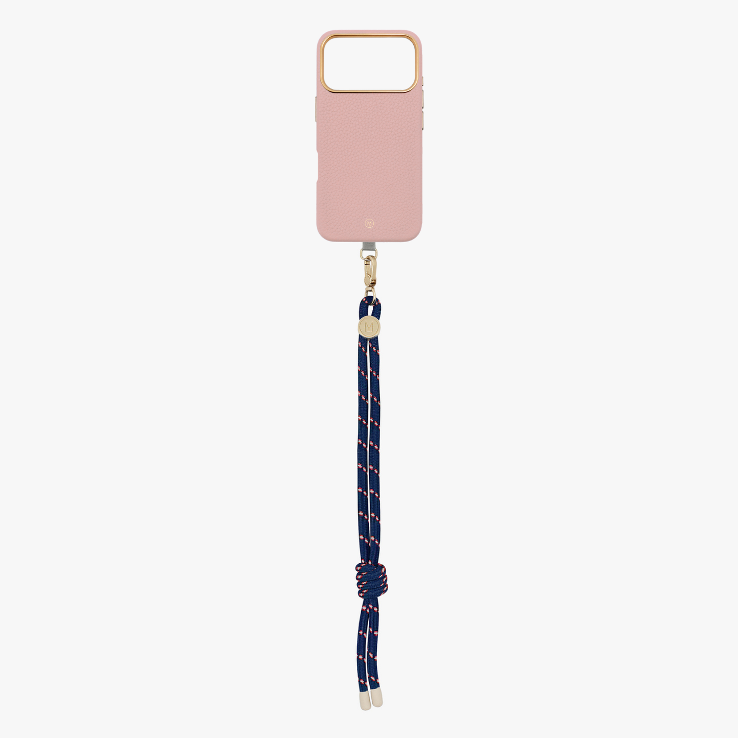 iPhone 17 Pro Leather MagSafe Case with Wrist Rope Strap