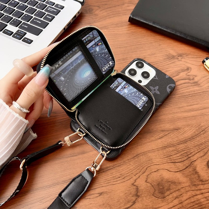 Lou Card Holder Chain iPhone Case