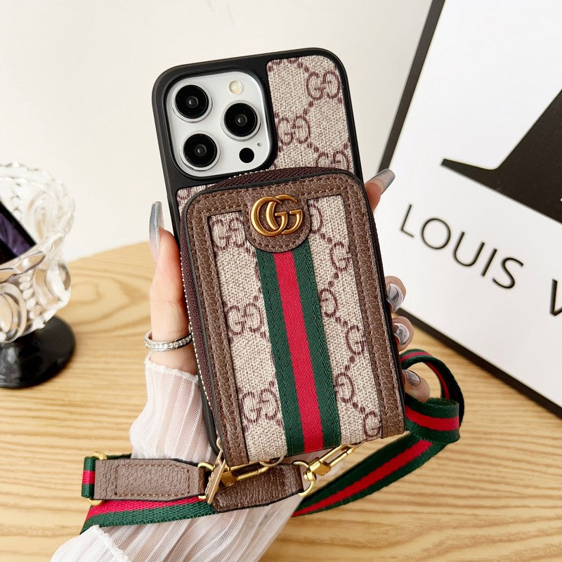 Lou Card Holder Chain iPhone Case