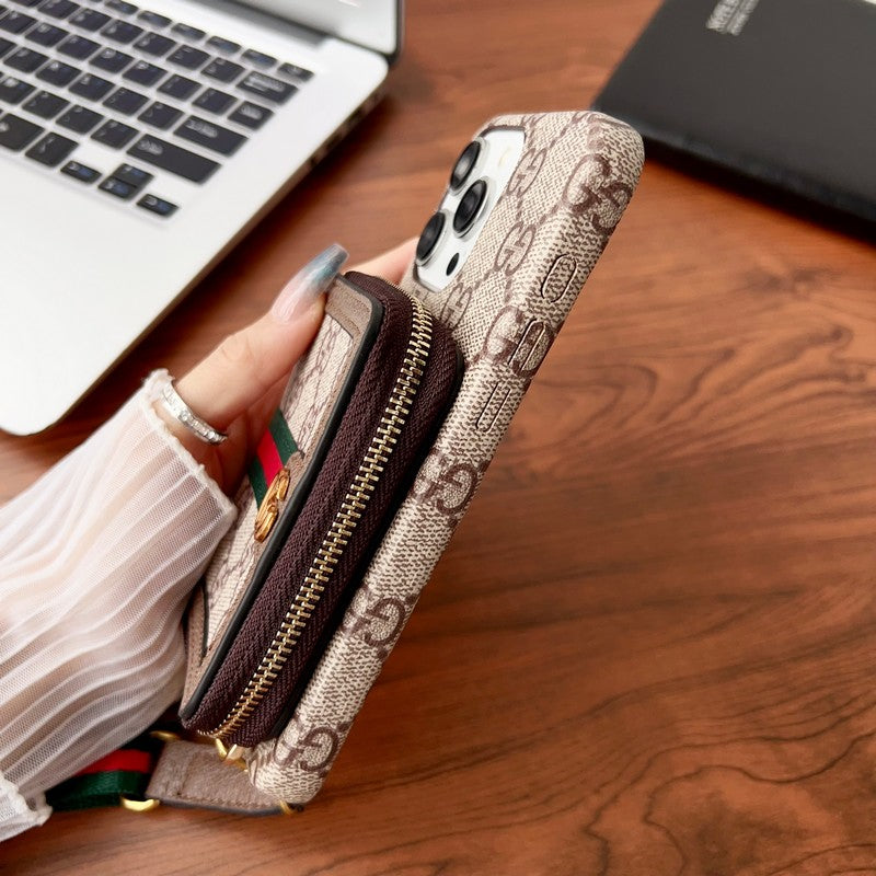 Lou Card Holder Chain iPhone Case