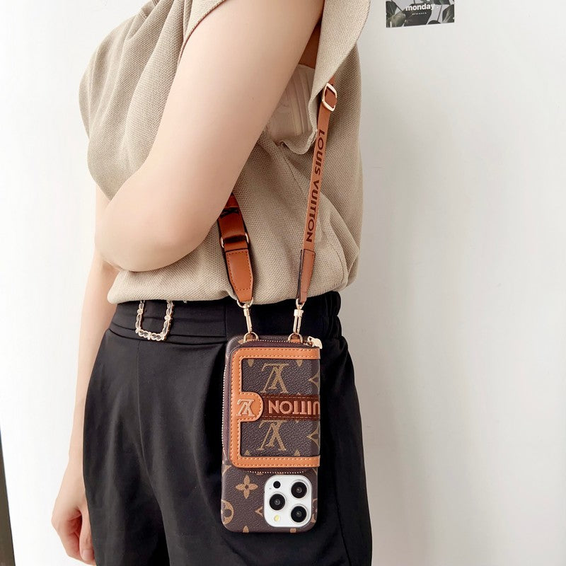 Lou Card Holder Chain iPhone Case