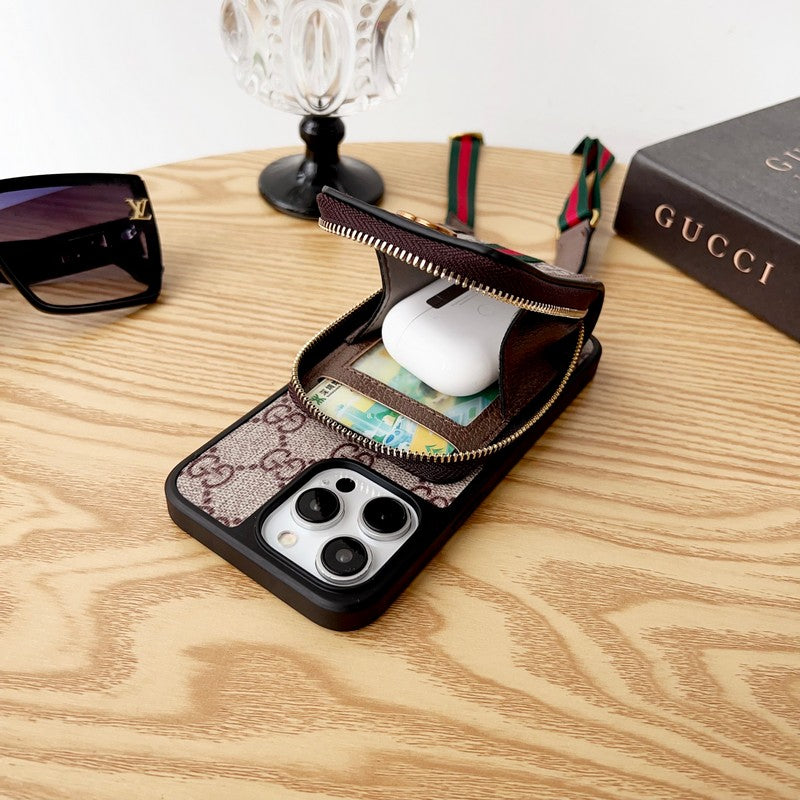 Lou Card Holder Chain iPhone Case