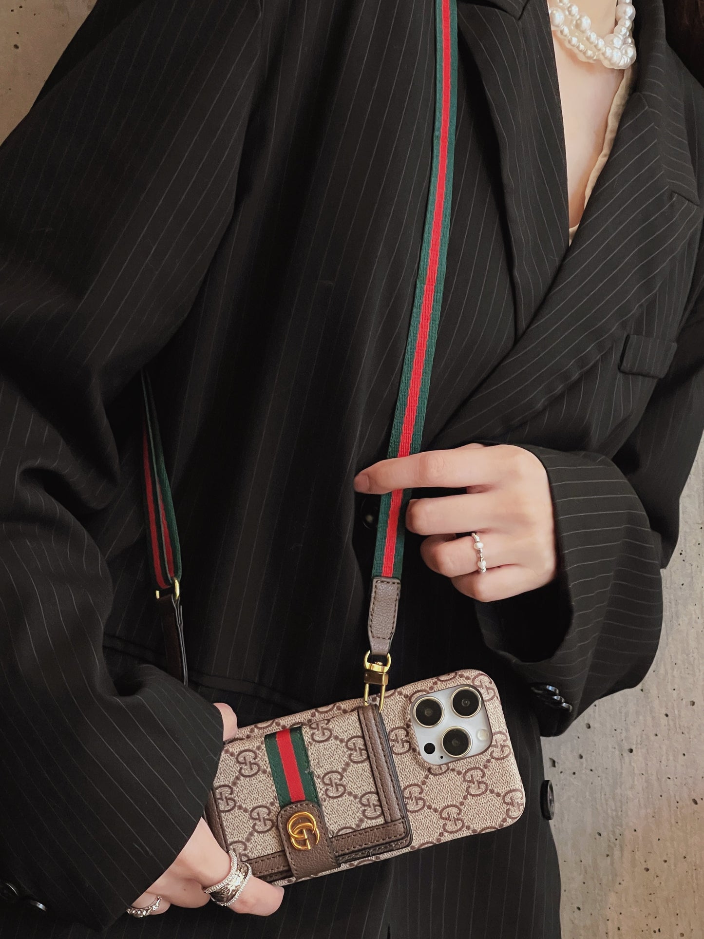 Card Bag Crossbody iPhone Case