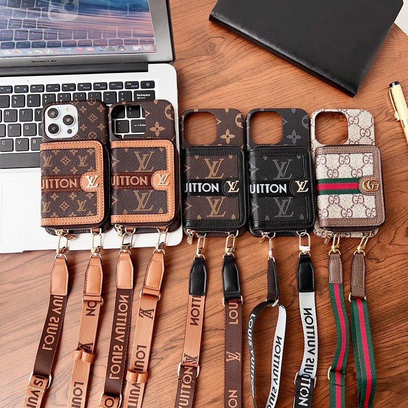 Lou Card Holder Chain iPhone Case