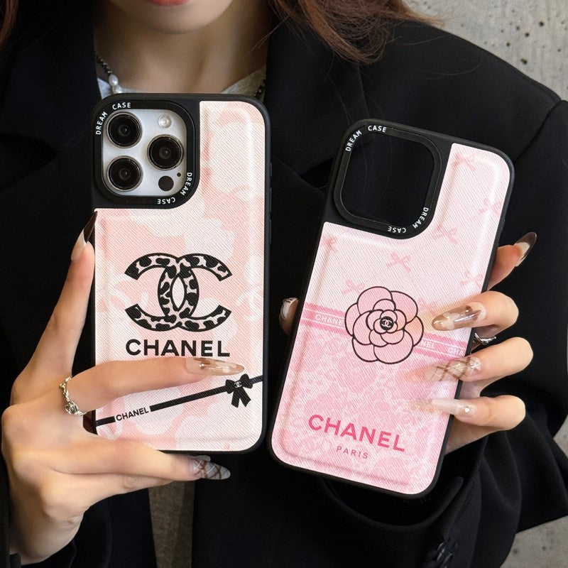 CC Camellia Leather iPhone Case