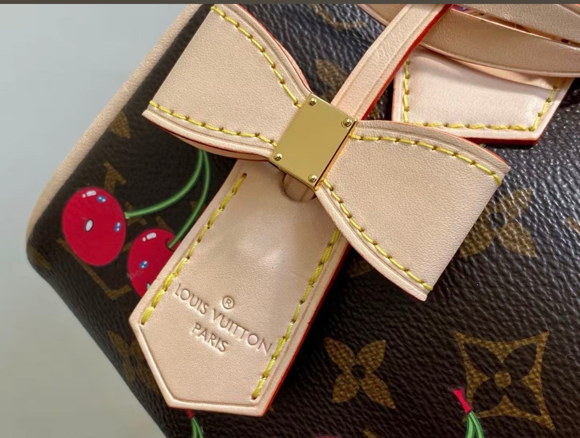 🌟 L$V Cherry Keychain: Cute + Luxury, All in One 🍒✨