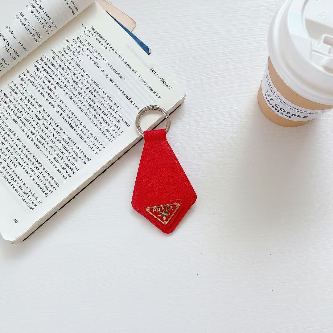 Prada Leather Key Chain