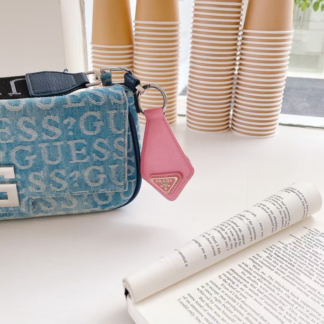 Prada Leather Key Chain