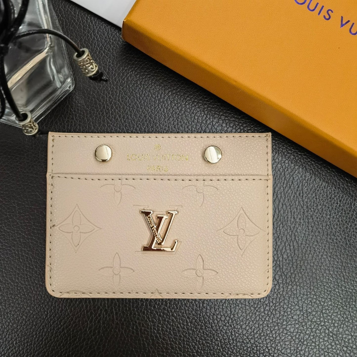 LV Signature Slim Card Holder Wallet
