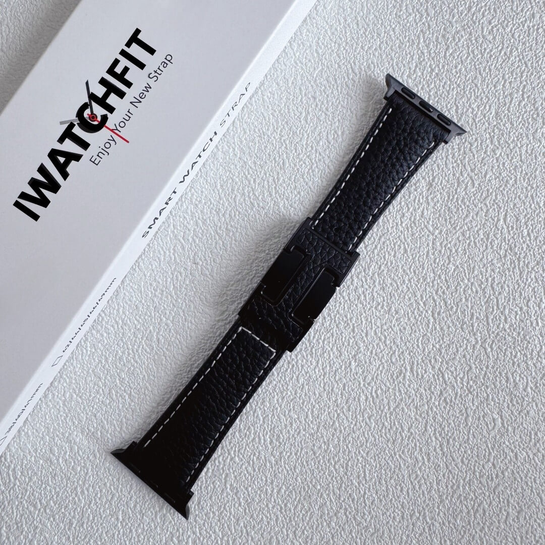 Fashion H Leather Strap