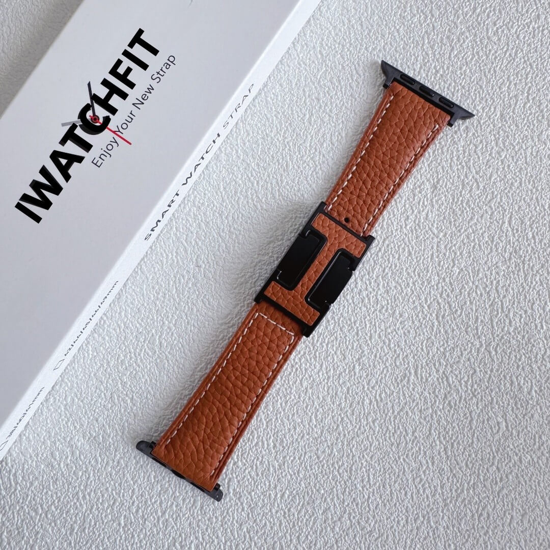 Fashion H Leather Strap