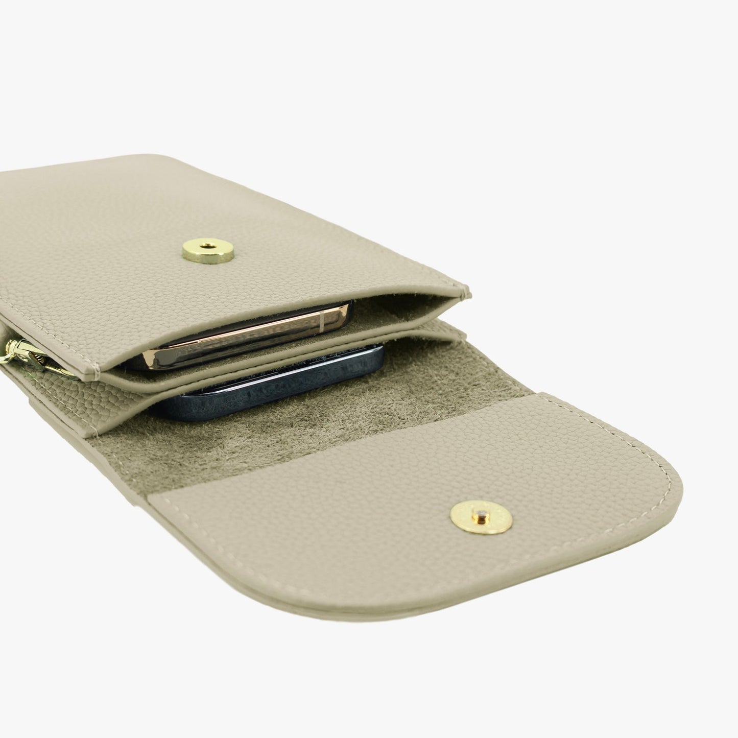 Leather Crossbody Phone Pouch