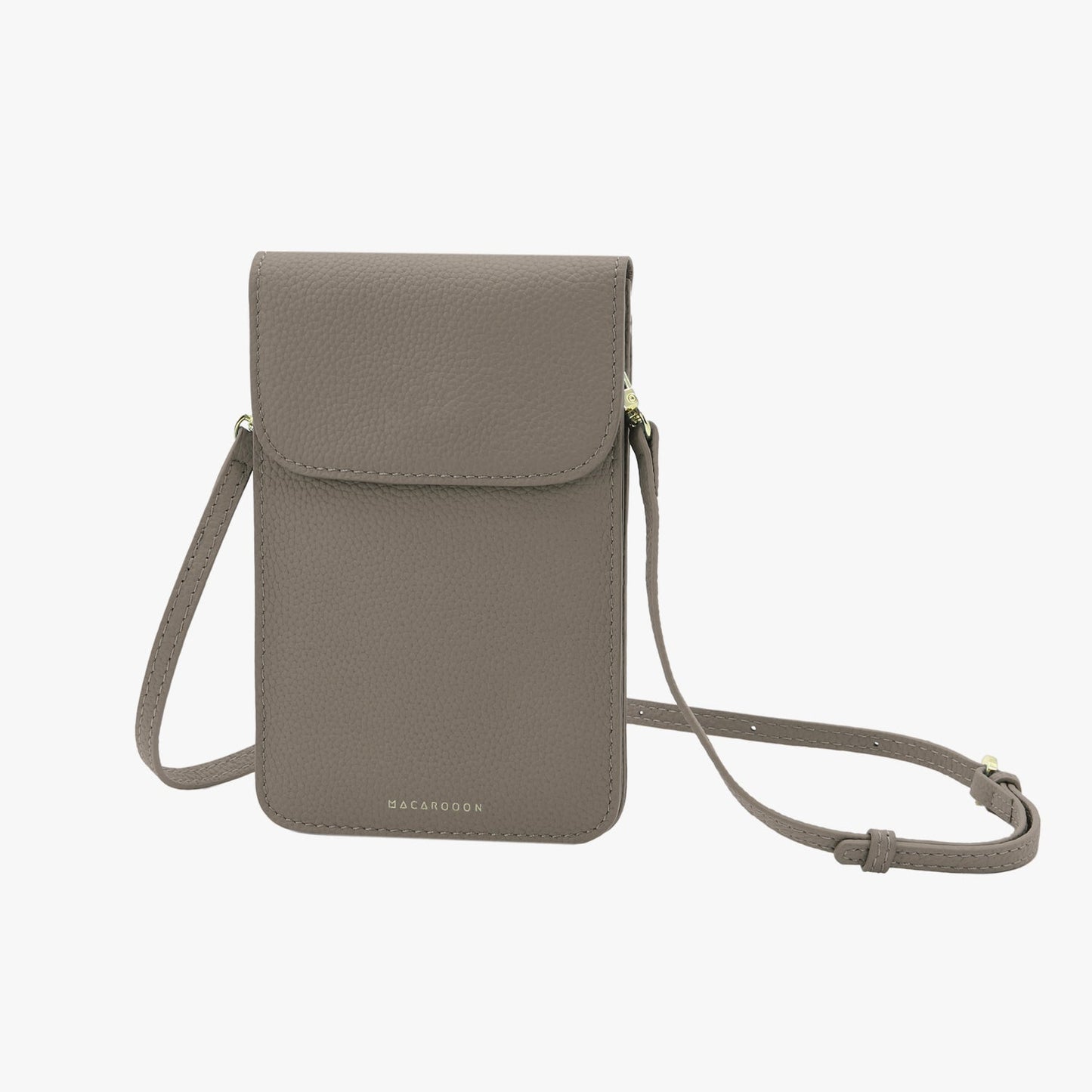 Leather Crossbody Phone Pouch