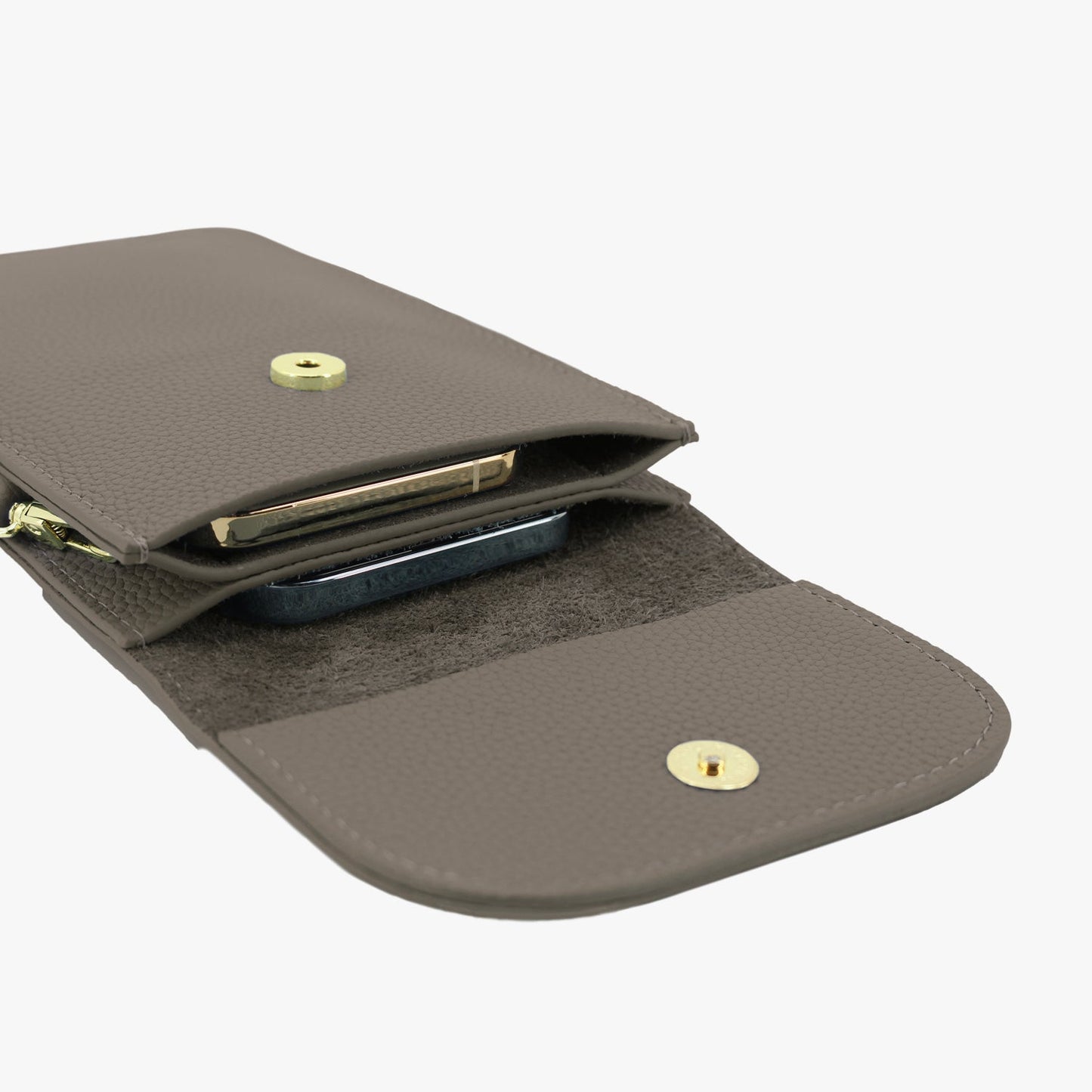 Leather Crossbody Phone Pouch