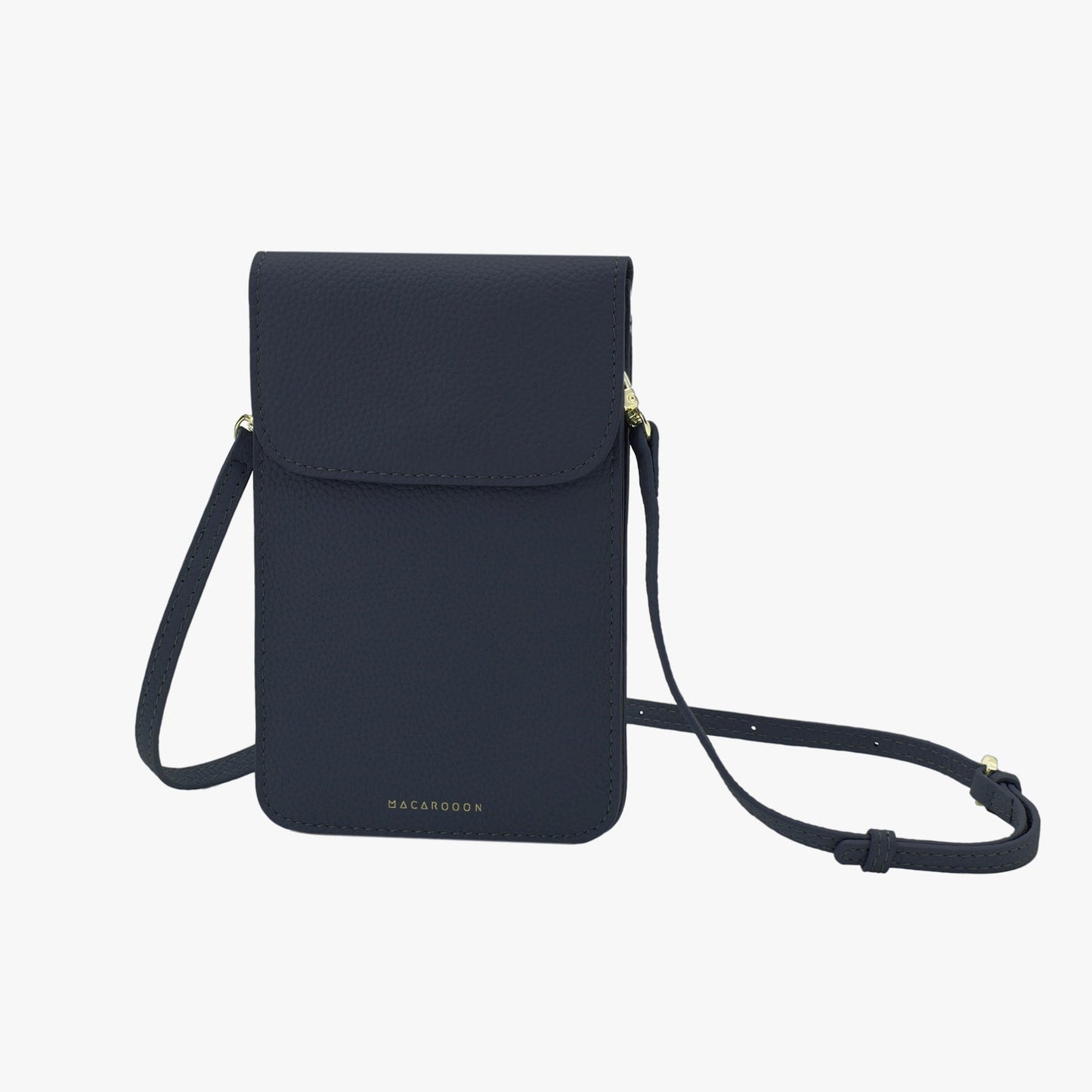 Leather Crossbody Phone Pouch