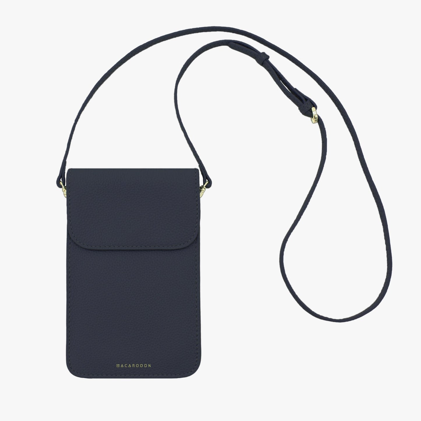 Leather Crossbody Phone Pouch