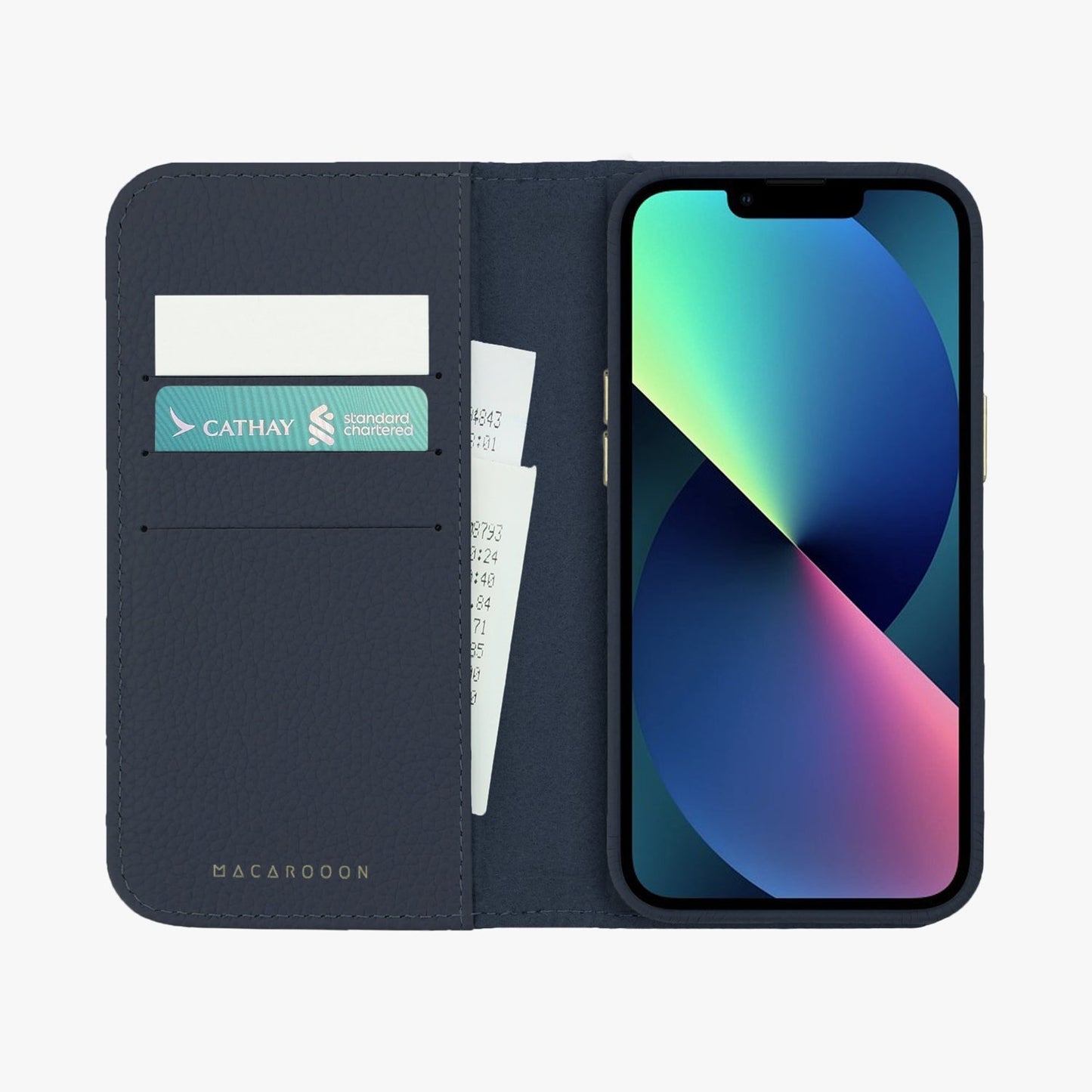 iPhone 17 Pro MagSafe Leather Flip Cover with Leather Case