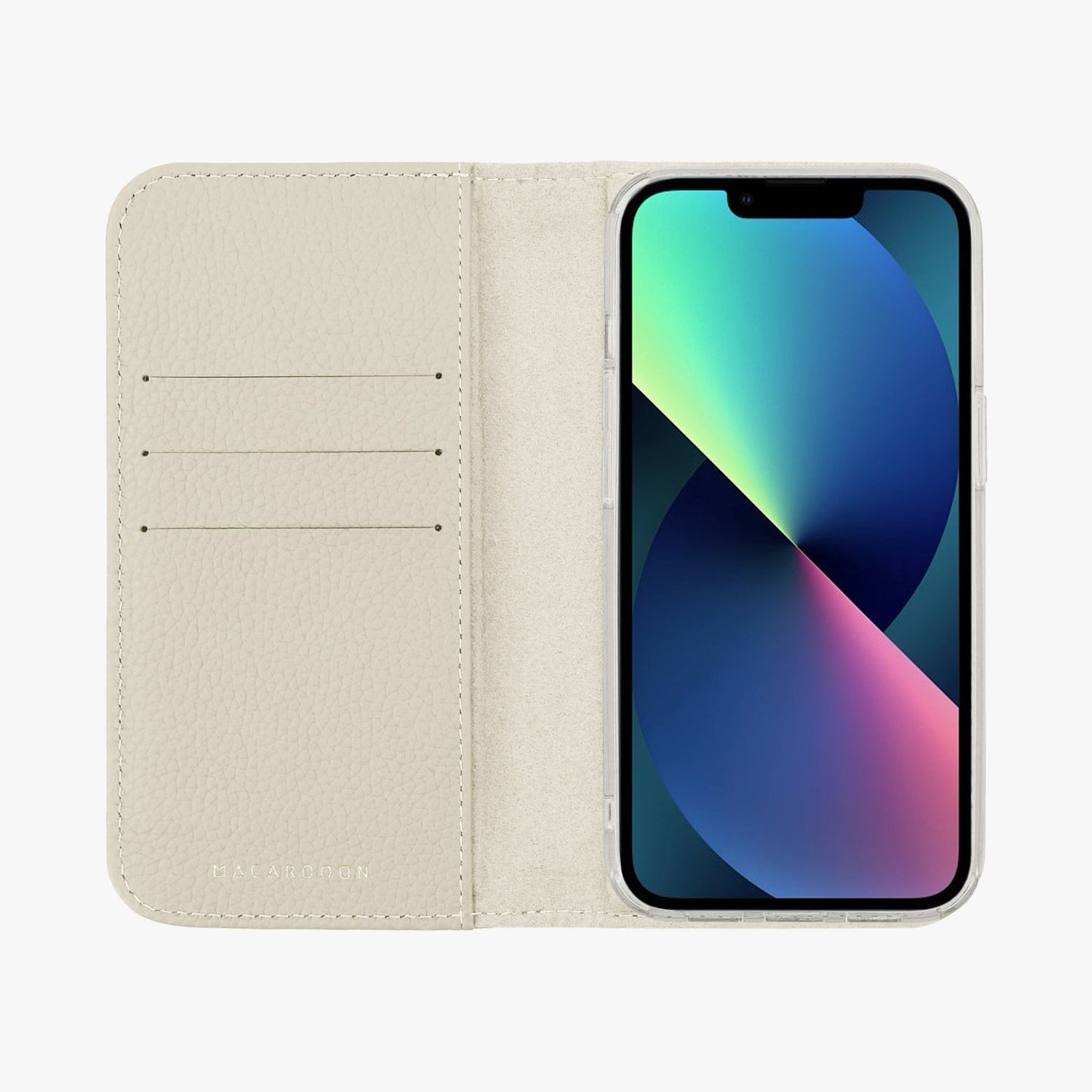 iPhone 17 Pro MagSafe Leather Flip Cover with Clear Case