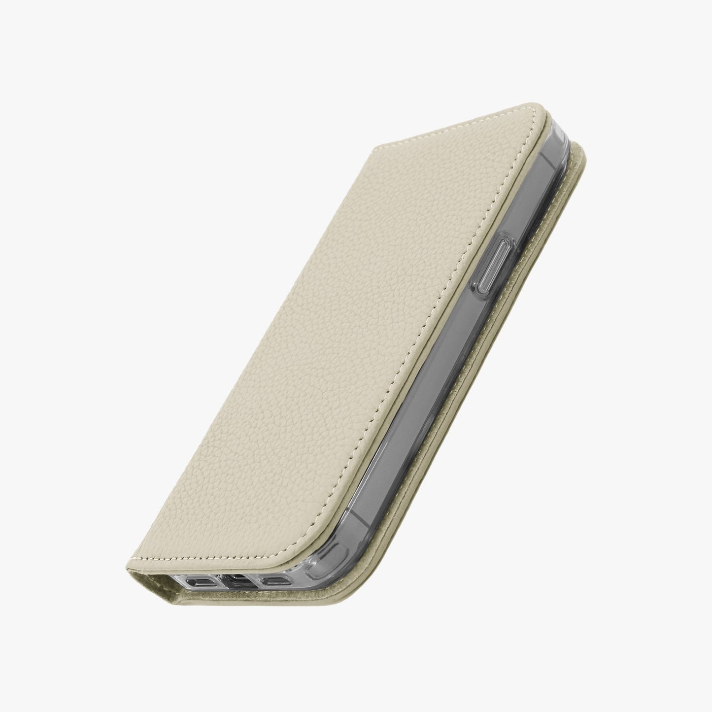 iPhone 17 Pro MagSafe Leather Flip Cover with Clear Case