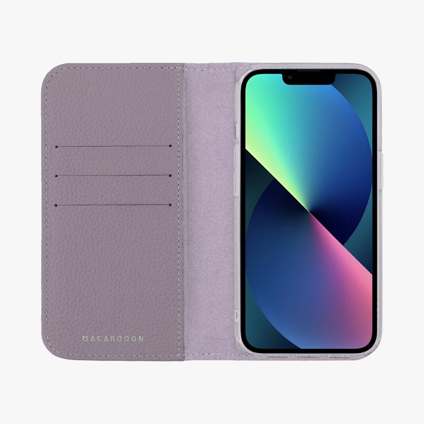 iPhone 17 Pro MagSafe Leather Flip Cover with Clear Case