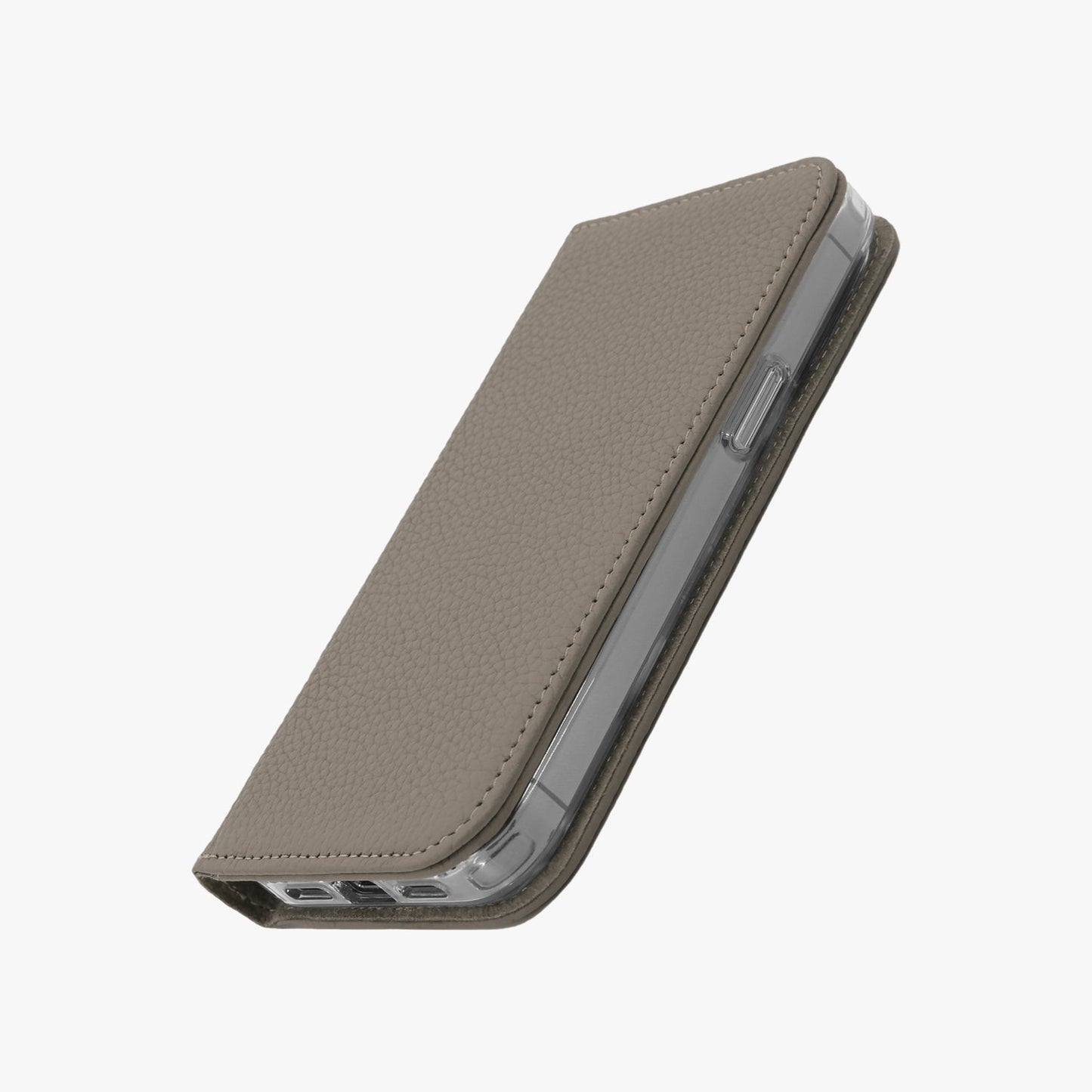 iPhone 17 Pro MagSafe Leather Flip Cover with Clear Case