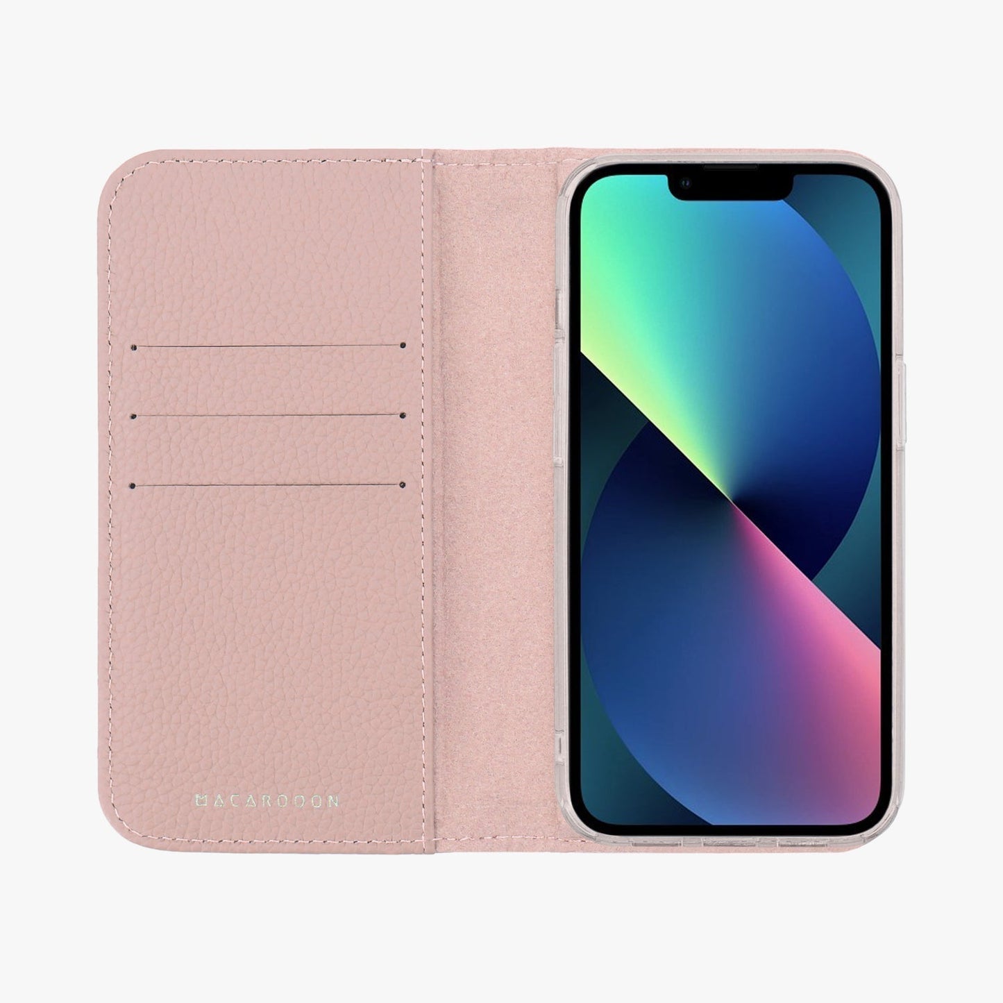 iPhone 17 Pro MagSafe Leather Flip Cover with Clear Case