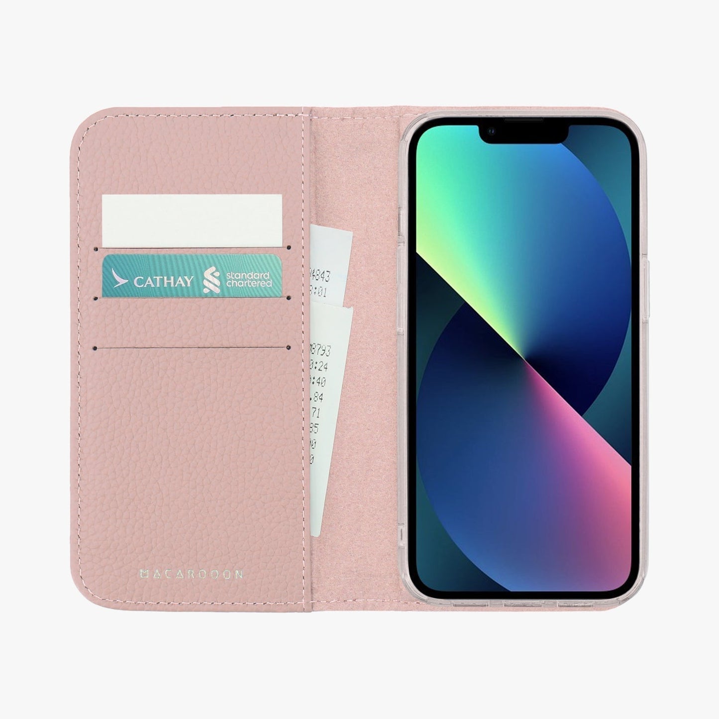 iPhone 17 Pro MagSafe Leather Flip Cover with Clear Case