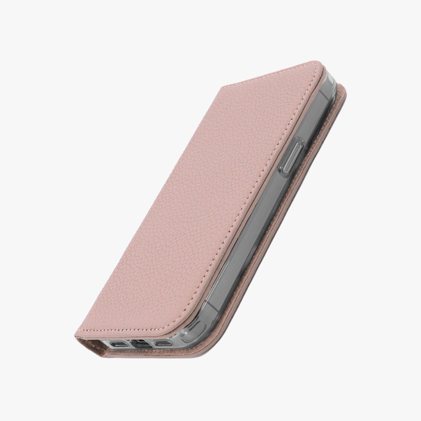 iPhone 17 Pro MagSafe Leather Flip Cover with Clear Case