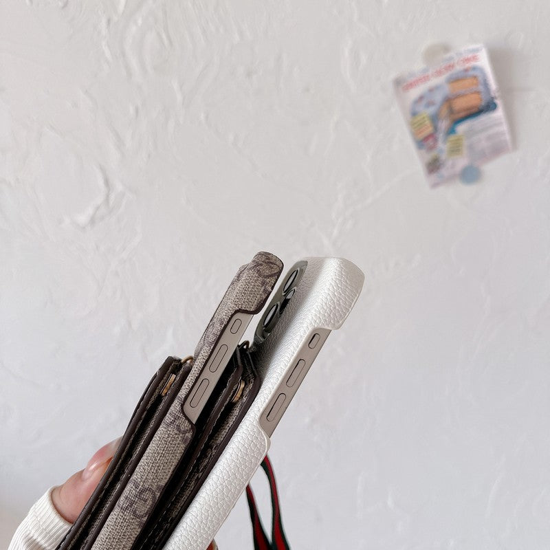 Card Bag Crossbody Classic iPhone Case