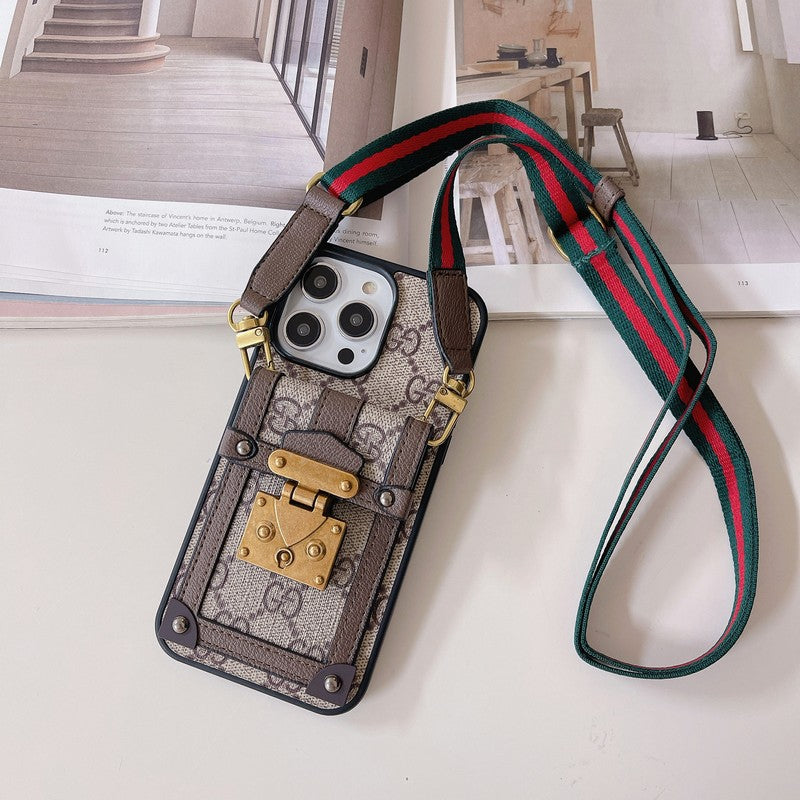 Lou Card Holder Chain iPhone Case