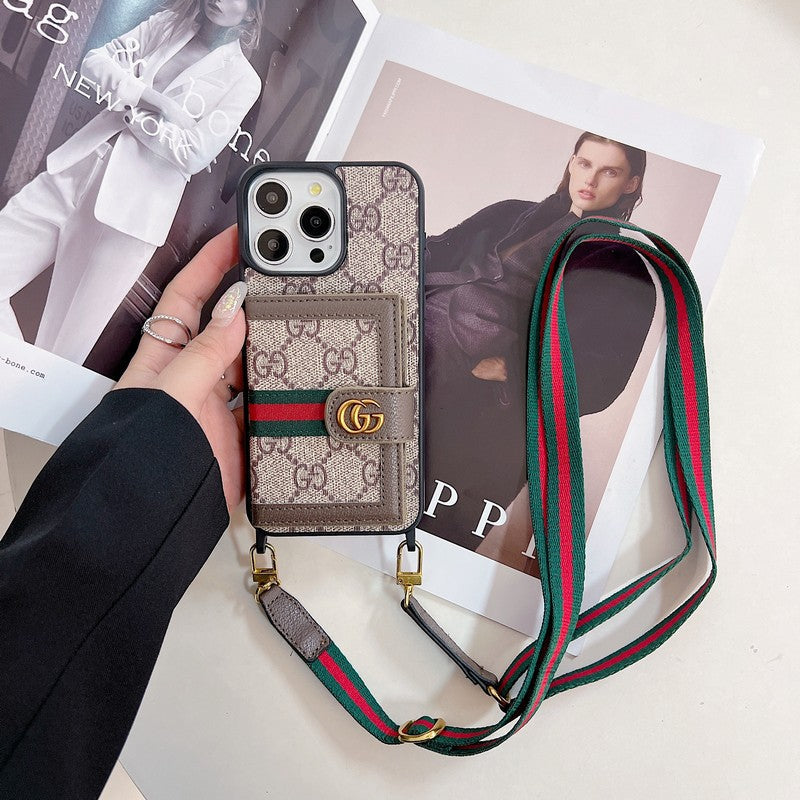 Card Bag Crossbody iPhone Case