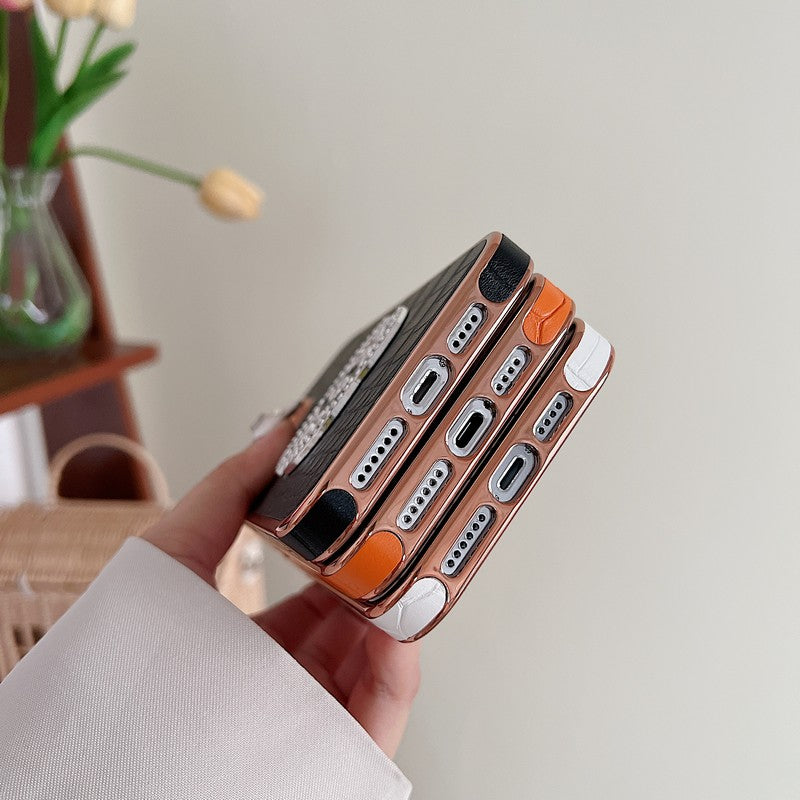 CC Diamond Logo Rose Gold iPhone Case