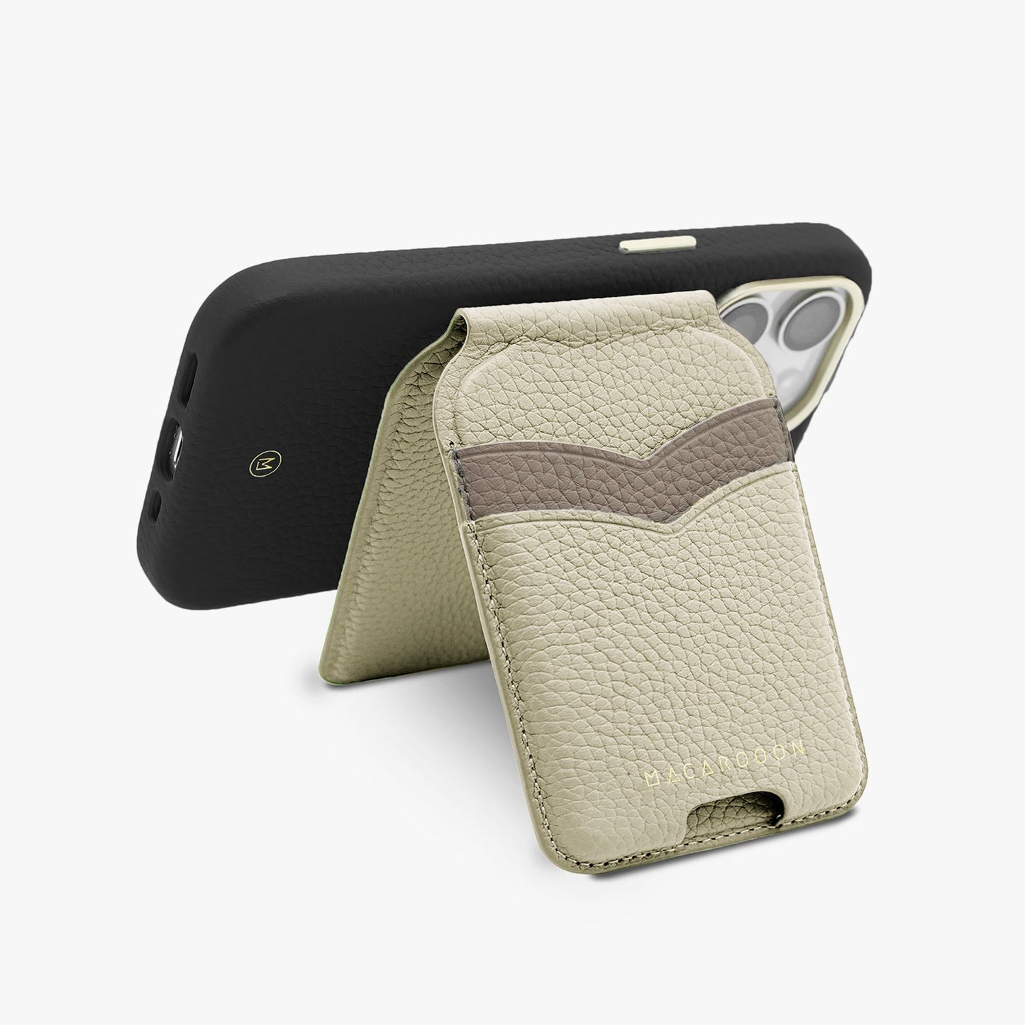 iPhone 17 Pro Leather MagSafe Case + Leather MagSafe Wallet Stand with Mirror