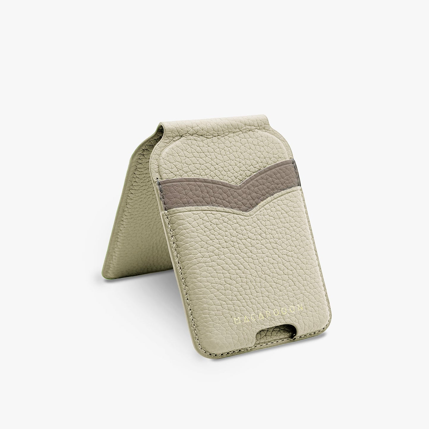 iPhone 17 Pro HD Clear Case + Leather MagSafe Wallet Stand with Mirror