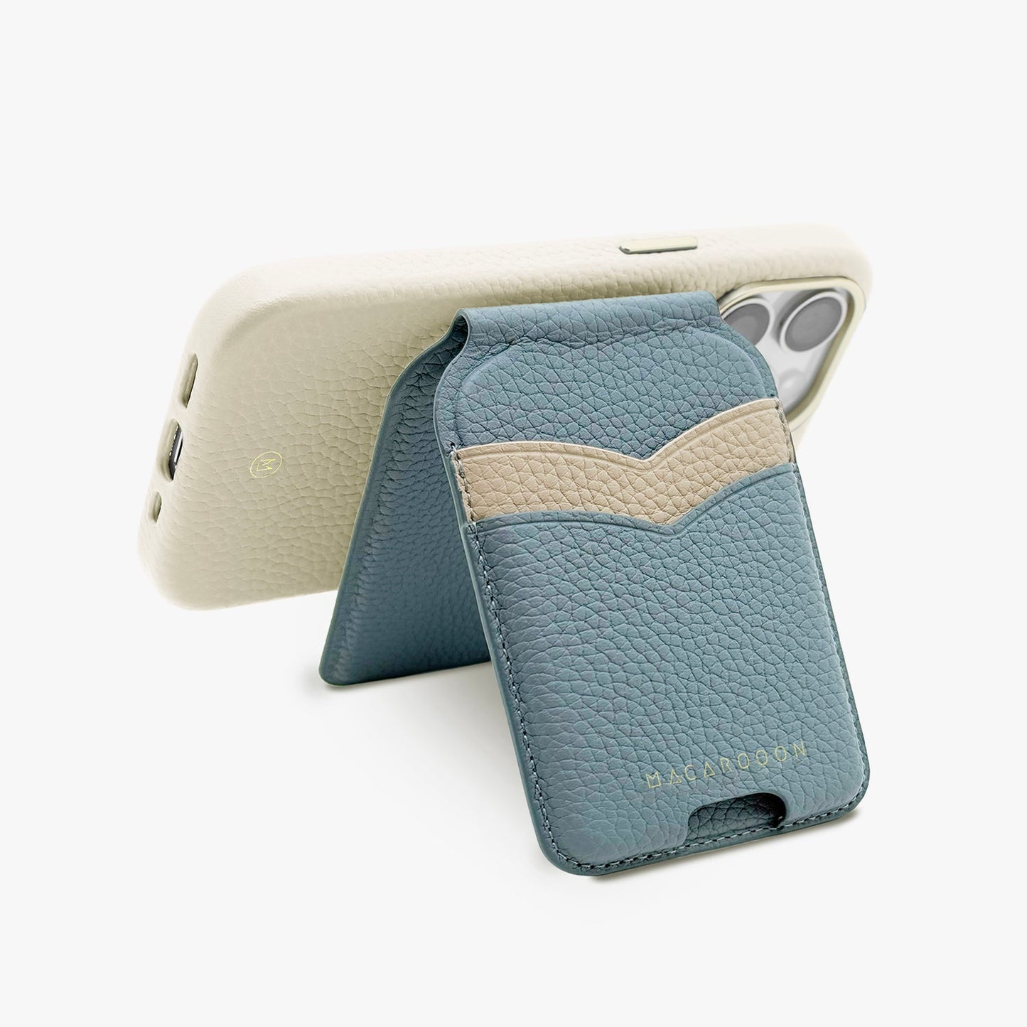 iPhone 17 Pro Leather MagSafe Case + Leather MagSafe Wallet Stand with Mirror