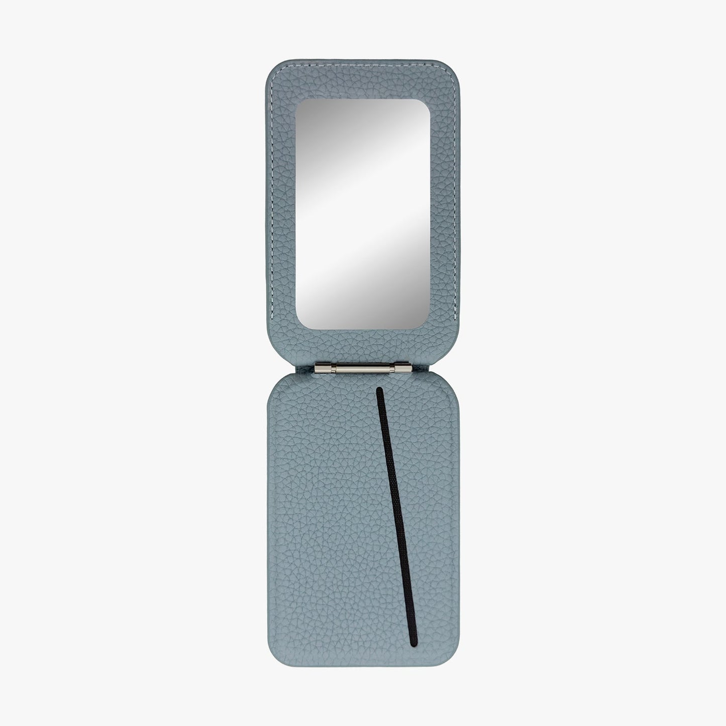 iPhone 17 Pro HD Clear Case + Leather MagSafe Wallet Stand with Mirror