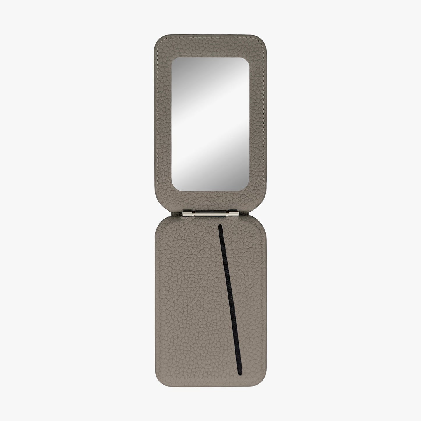 iPhone 17 Pro HD Clear Case + Leather MagSafe Wallet Stand with Mirror