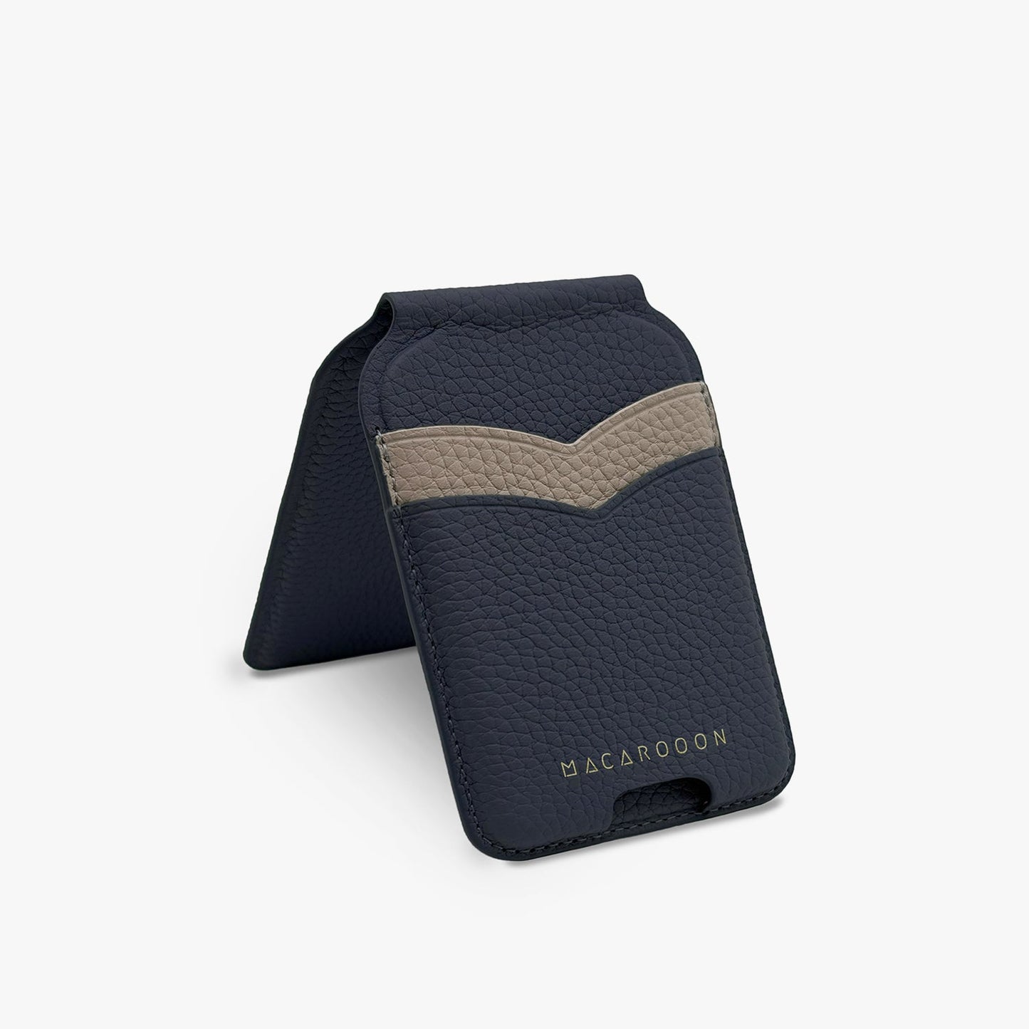 iPhone 17 Pro HD Clear Case + Leather MagSafe Wallet Stand with Mirror