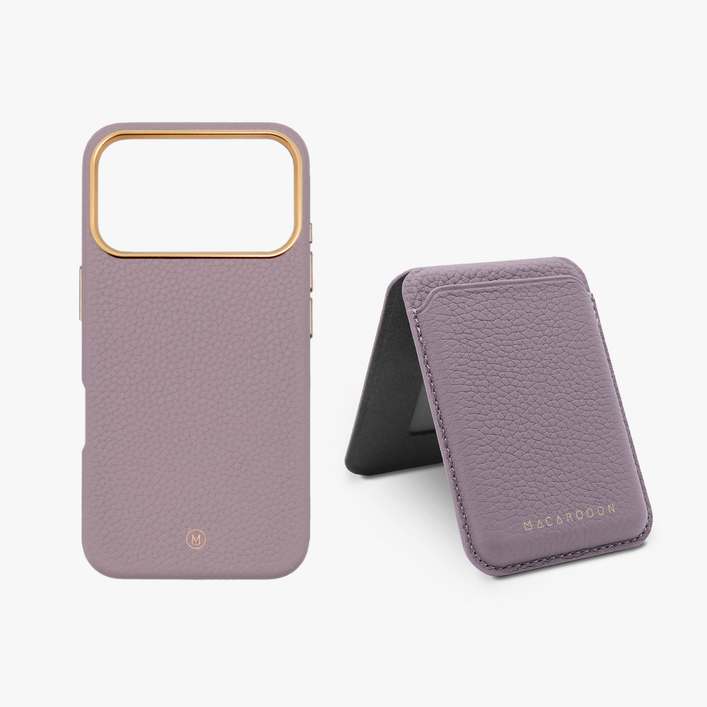 iPhone 17 Pro Leather MagSafe Case + Leather MagSafe Wallet with Stand