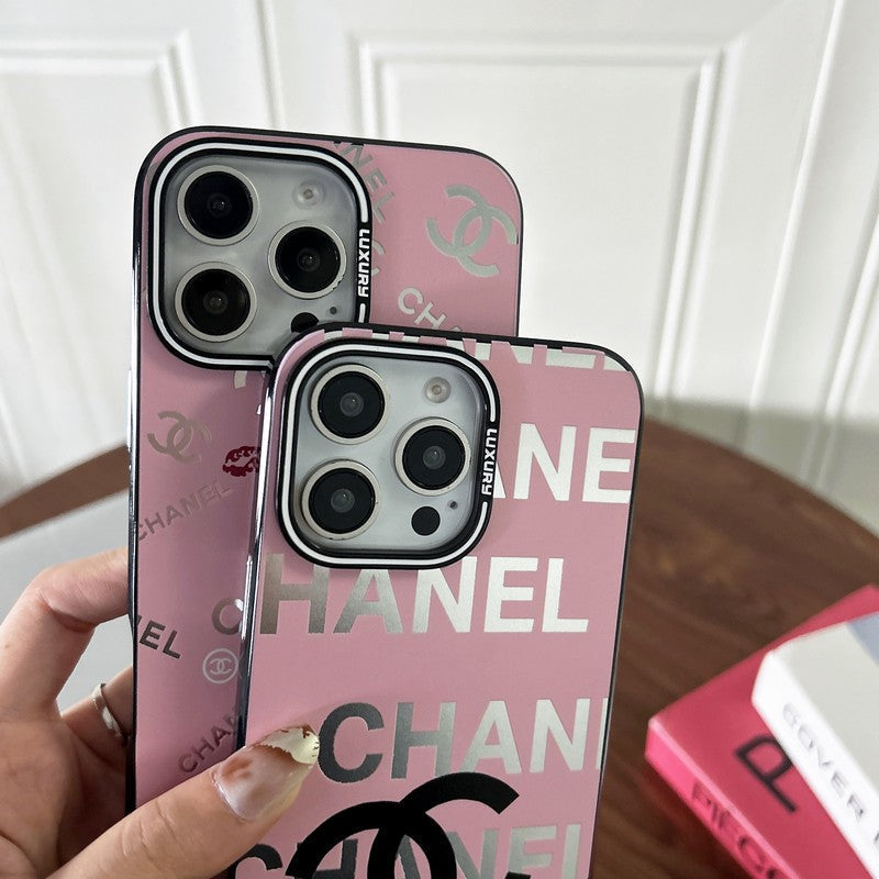 CC Pink & Black iPhone Case